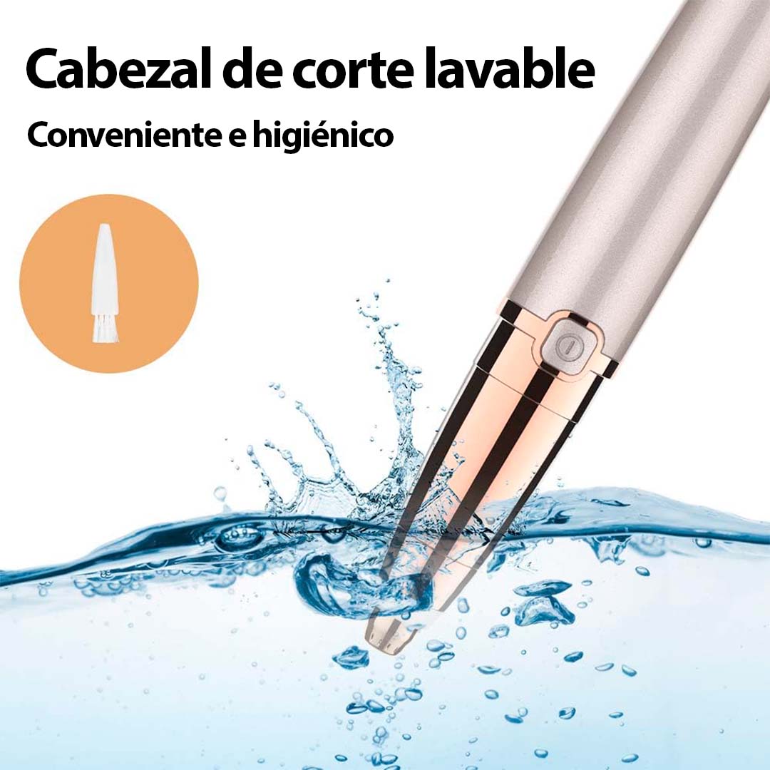 Depilador Eléctrico de Precisión para Cejas y Vello Facial