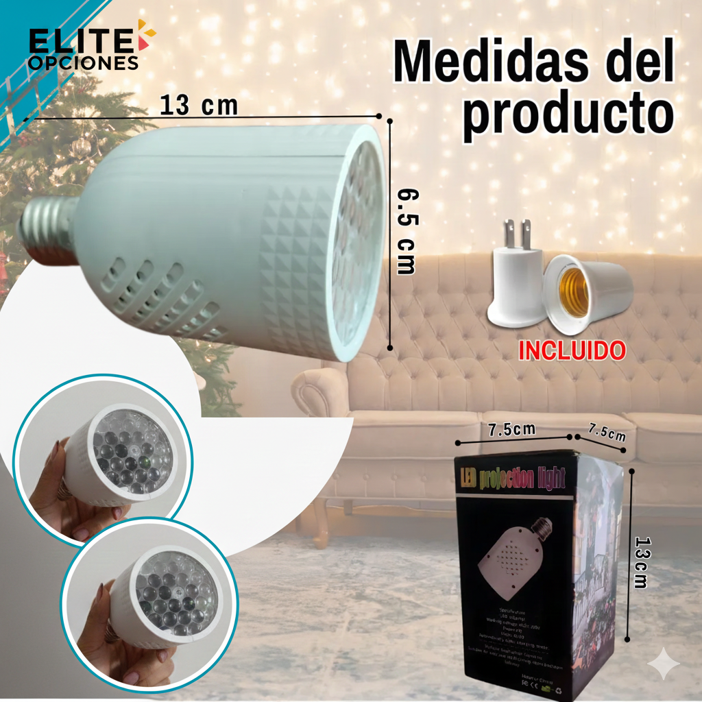 Bombillo Proyector BrillaNavidad