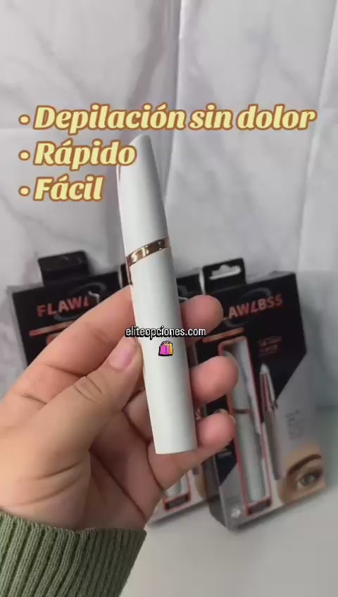 Depilador Eléctrico de Precisión para Cejas y Vello Facial
